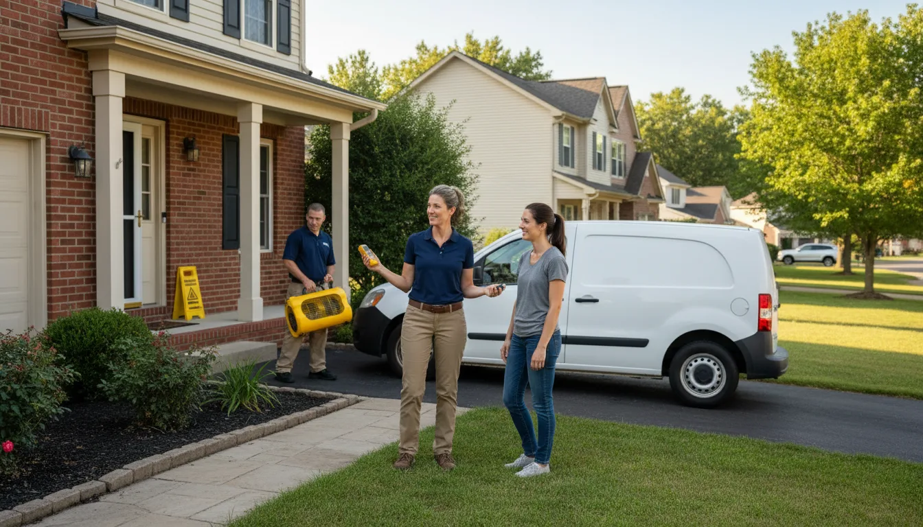 Residential water damage restoration in South Kortright, NY